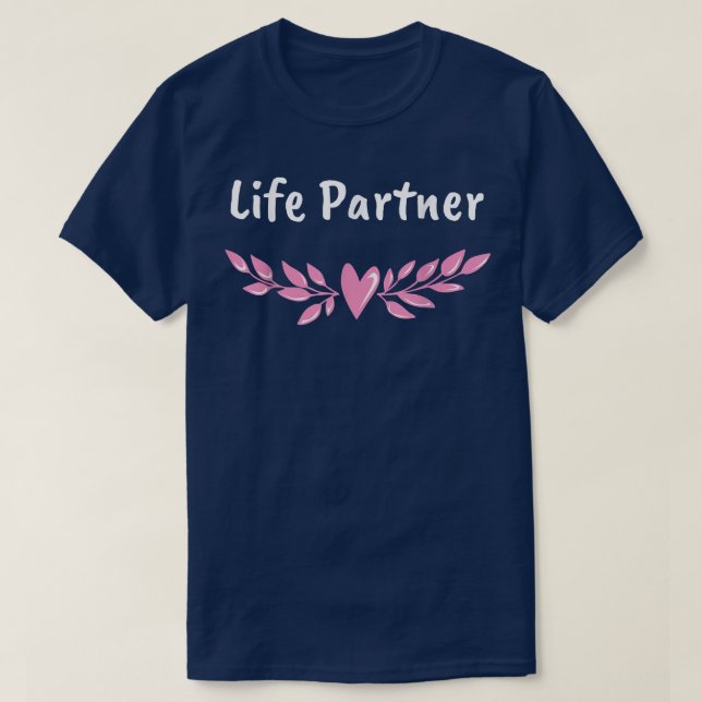 Camiseta Boda de Socio de Vida Cotización Motivadora Novia  (Diseño del anverso)