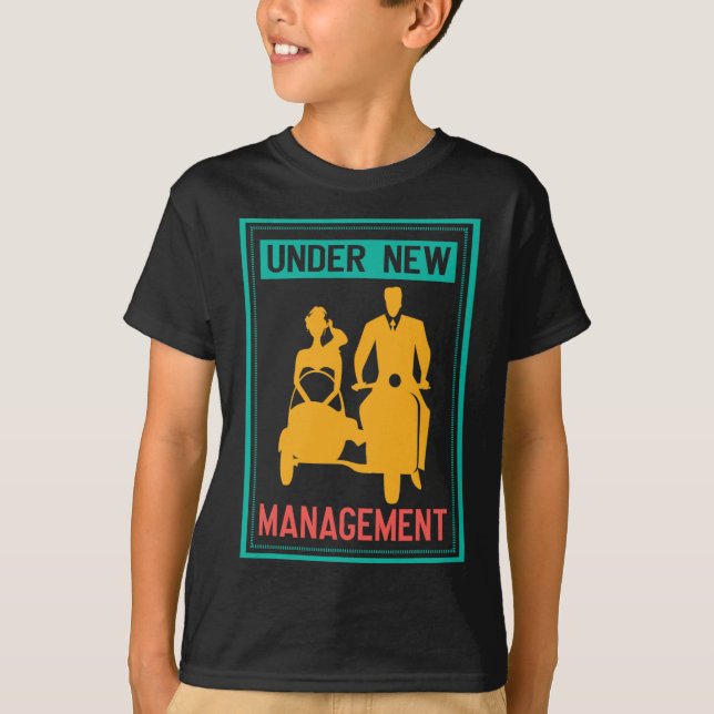Camiseta Boda de soltero bajo nueva dirección (Anverso)