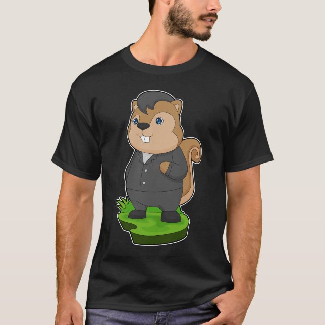 Camiseta Boda de Squirrel Groom Suit (Anverso)