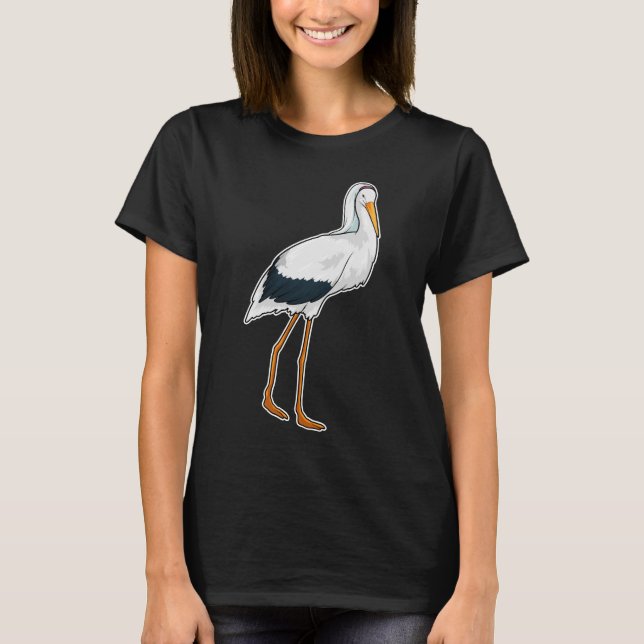 Camiseta Boda de Stork Bride Veil (Anverso)