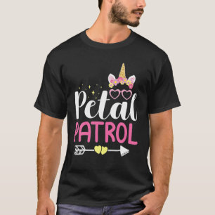 Camiseta Boda de Unicornio de Flores Chicas de la dieta de