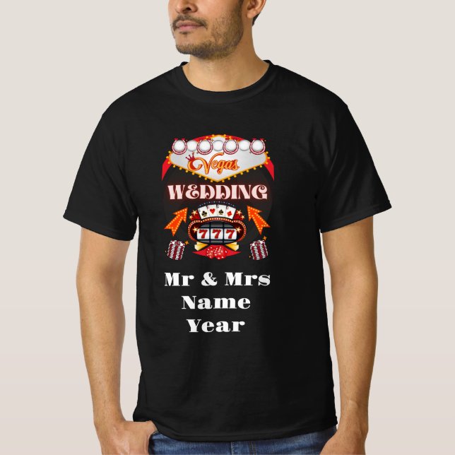 Camiseta Boda de Vegas (Anverso)