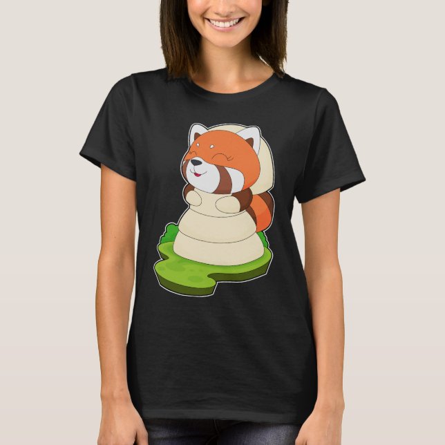 Camiseta Boda de Vestido de Novia de Panda Roja (Anverso)