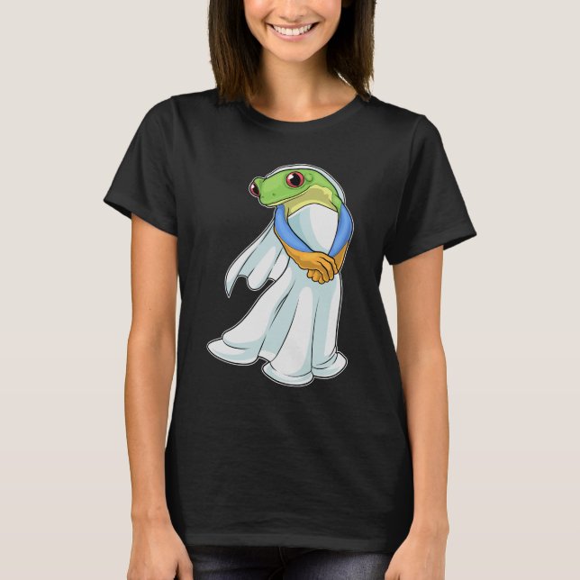Camiseta Boda de vestido de novia de rana (Anverso)