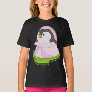 Camiseta Boda de Vestido de Novia Pingüino