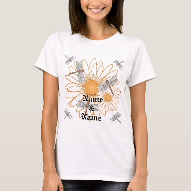 Camiseta boda de White Daisy (Anverso)