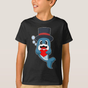Camiseta Boda del corazón de Dolphin Groom