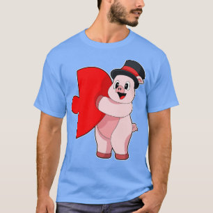 Camiseta Boda del corazón de Pig Groom