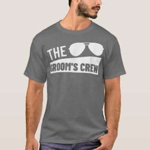 Camiseta Boda del Escuadrón de la Tripulación Groom Mejor P
