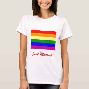 Camiseta Boda del Orgullo Gay/Solo Casado