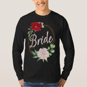 Camiseta Boda del partido Bachelorette Bridal Shower Floral