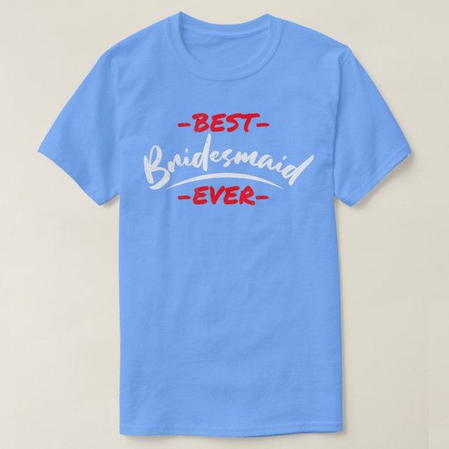 Camiseta Boda del partido Bachelorette mejor dama de honor  (Diseño del anverso)