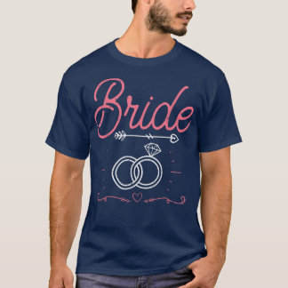 Camiseta Boda del partido de la bachillerato matrimonial