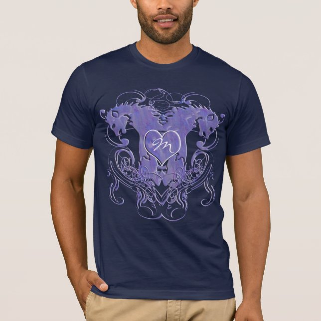 Camiseta Boda del Renacimiento del León Rampante (Anverso)
