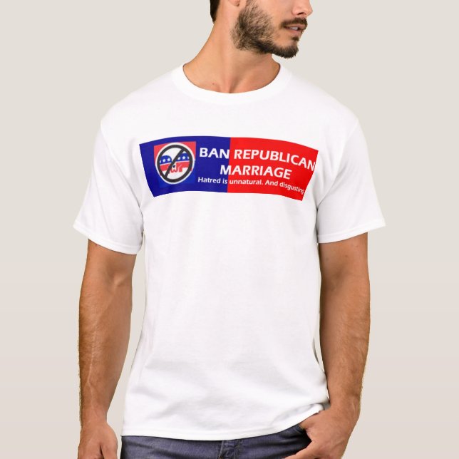 Camiseta Boda del republicano de la prohibición (Anverso)