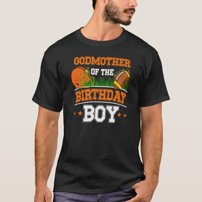 Camiseta Boda Del Tema Del Fútbol Birthday (Anverso)