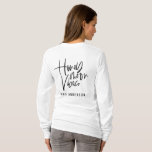 Camiseta Boda del texto de la escritura de la sensación de<br><div class="desc">Diseño de la sensación de la luna de miel. Diseño indicado con letras moderno de la mano de texto de la escritura para hacer su luna de miel extraordinariamente especial. El boda perfecto del regalo para usted pronto a ser amigo casado o apenas una invitación para sí mismo. Parte de...</div>