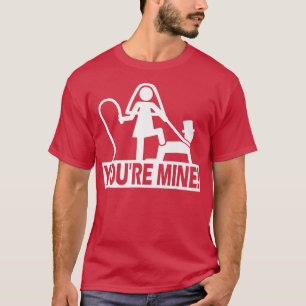 Camiseta Boda divertida de despedida de soltero Eres mío