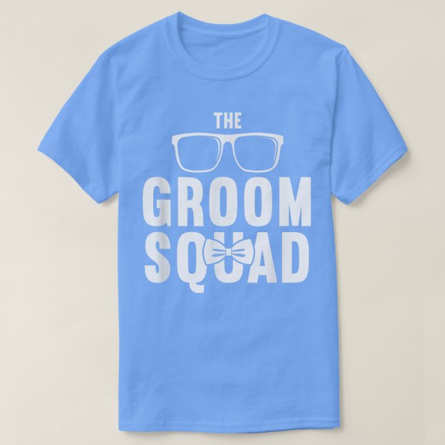 Camiseta Boda divertida despedida de soltero El escuadrón d (Diseño del anverso)
