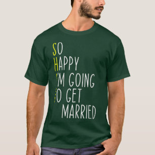 Camiseta Boda Divertida Sarcástica Novio Novia Compromiso M