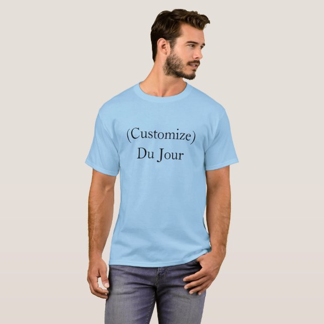 Camiseta Boda Du Jour personalizado (Anverso completo)