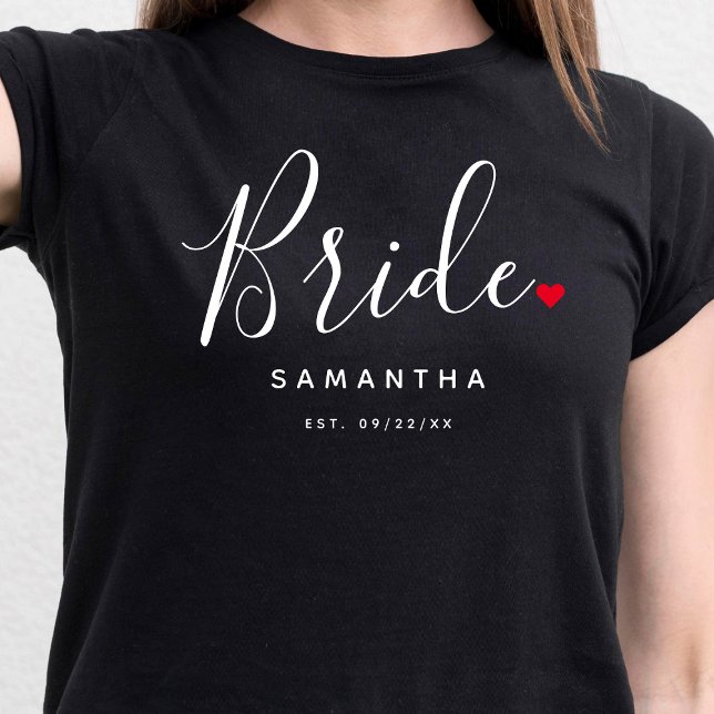 Camiseta Boda elegante de novia (Subido por el creador)