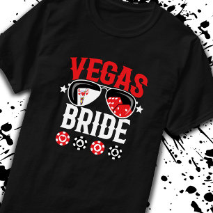 Camiseta Boda en Vegas - Novia - Despedida de soltera en Ve