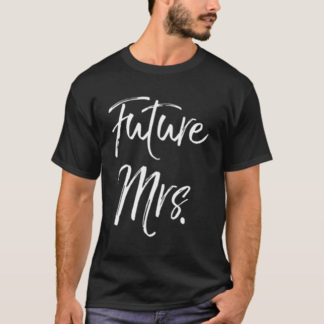 Camiseta Boda Enet Para El Futuro De Las Finanzas Sra. (Anverso)