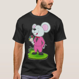 Camiseta Boda Floral Aseo Ratón
