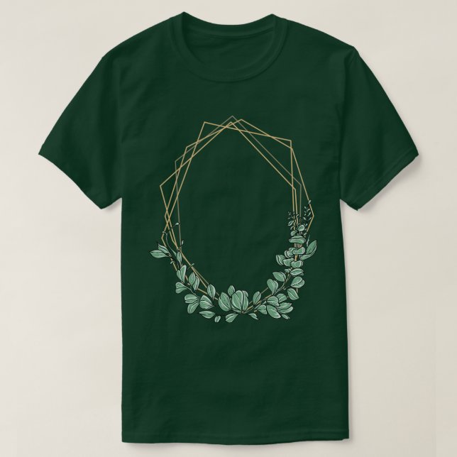 Camiseta Boda floral I Estilo del ramo de boho de novia (Diseño del anverso)