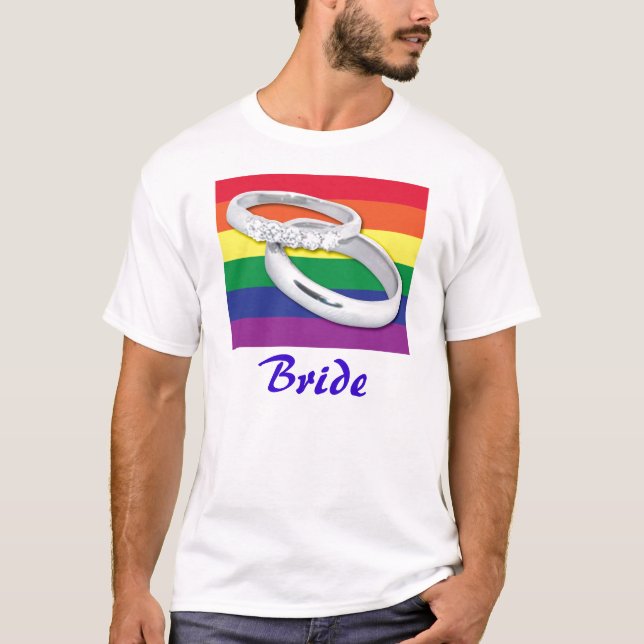 Camiseta Boda Gay Lesbiana (Anverso)