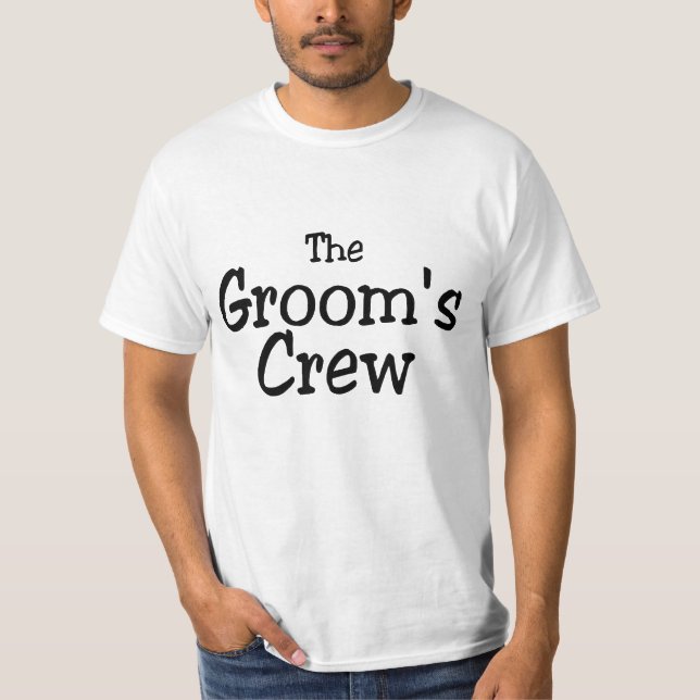 Camiseta Boda Grooms Crew (Anverso)
