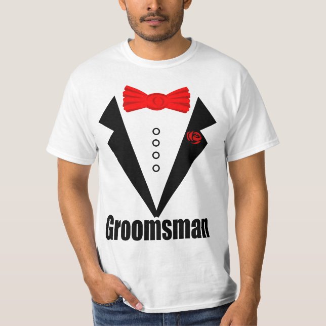 Camiseta boda, groomsman (Anverso)