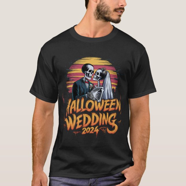 Camiseta Boda HALLOWEEN 2024 (Anverso)