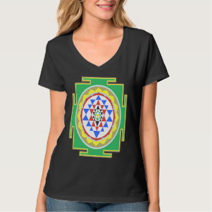 Camiseta Boda hindú india para indios diagrama de Sri Yantr