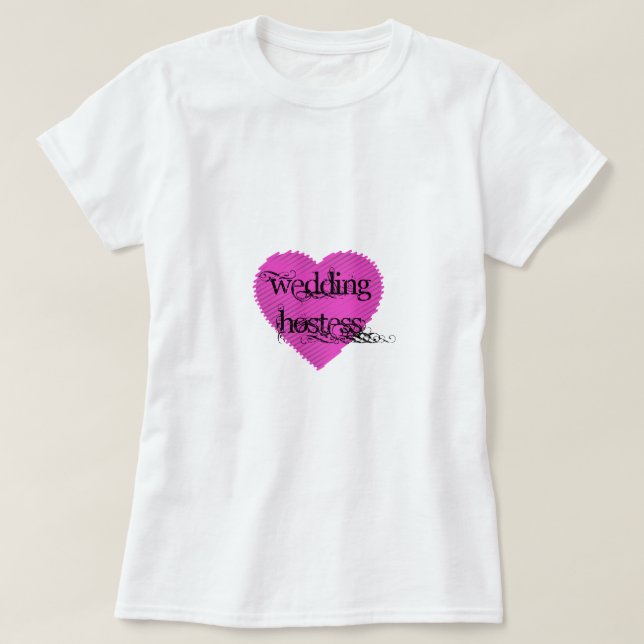 Camiseta Boda Hostess (Diseño del anverso)