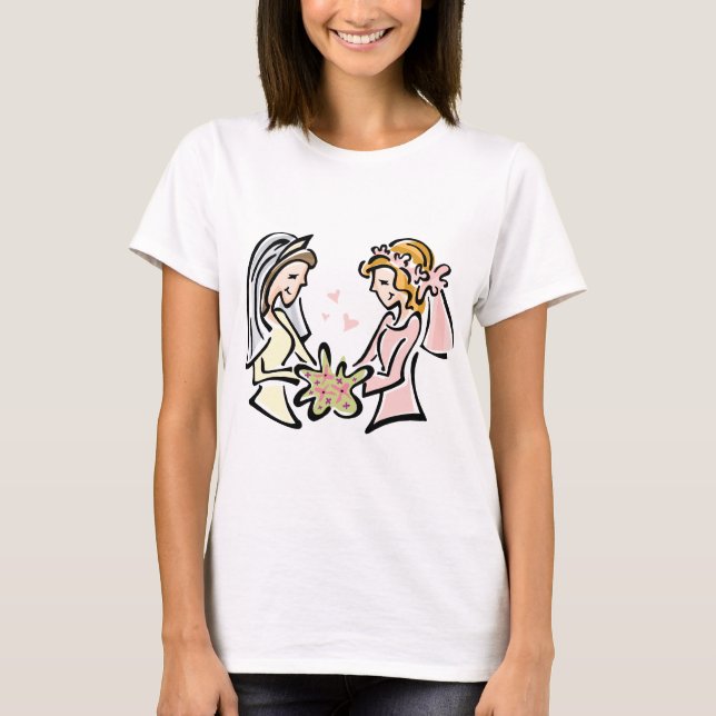 Camiseta Boda lesbiana (Anverso)
