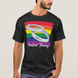 Camiseta Boda lesbiana gay