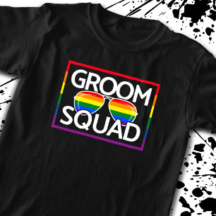Camiseta Boda LGBTQ Orgullo Gay Coincidente Escolta del Nov