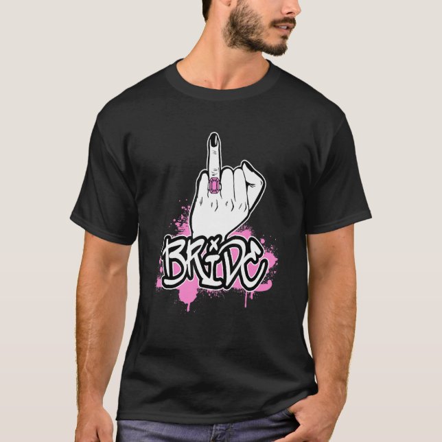 Camiseta Boda Luna de miel Bachelorette Fiancée Wifey Funny (Anverso)