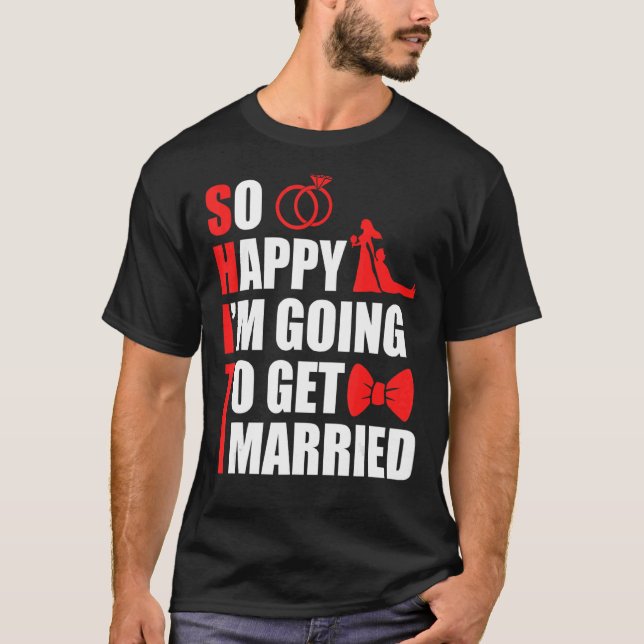 Camiseta Boda marido soltero novio (Anverso)