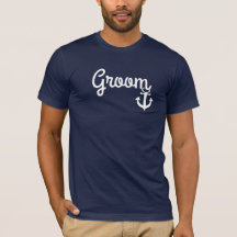 Boda náutico Groom Tee con ancla