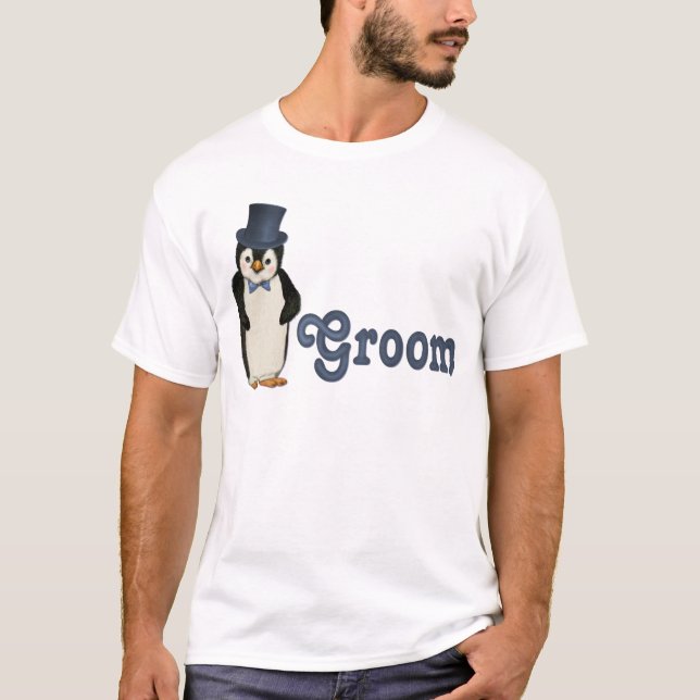 Camiseta Boda Penguin (Anverso)