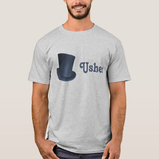 Camiseta Boda Pingüino - Usher (Anverso)