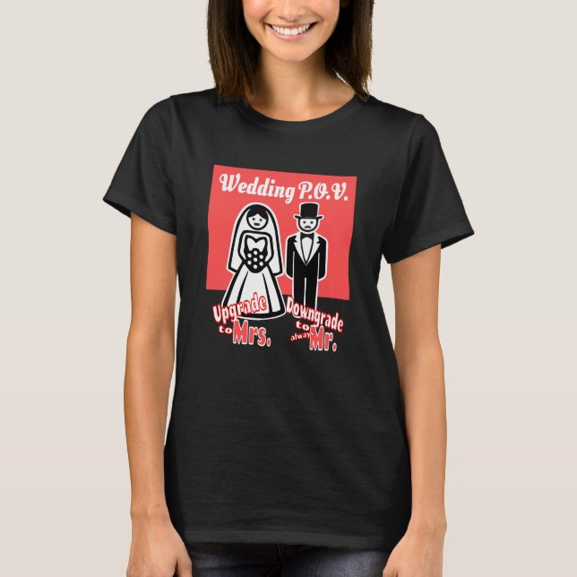 Camiseta Boda POV - Sra vs Sr (Anverso)