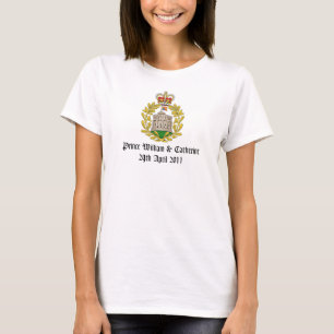 Camiseta Boda real