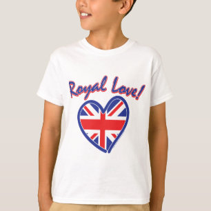 Camiseta Boda Real, Amor Real, Corazón Union Jack
