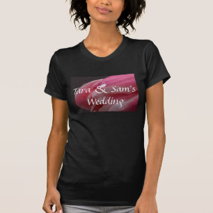 Camiseta Boda Rosa Raindrop