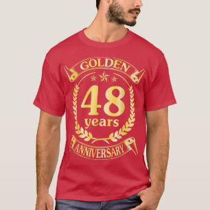 Camiseta Boda Se Casó Con El Dorado 48 Años De Aniversario 