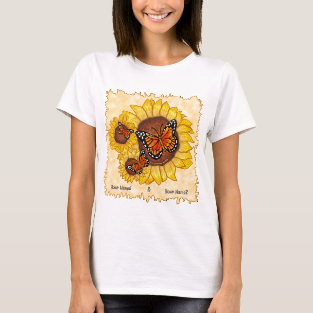 Camiseta Boda Sunflower T-Shirt (Anverso)